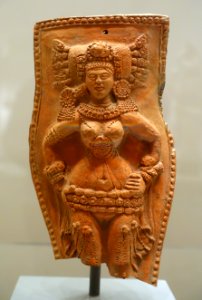 Fertility goddess, Chandraketugarh, India, 2nd-1st century BC, terracotta - Ethnological Museum, Berlin - DSC01679