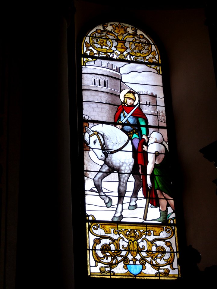 Escource (Landes) église, vitrail 03