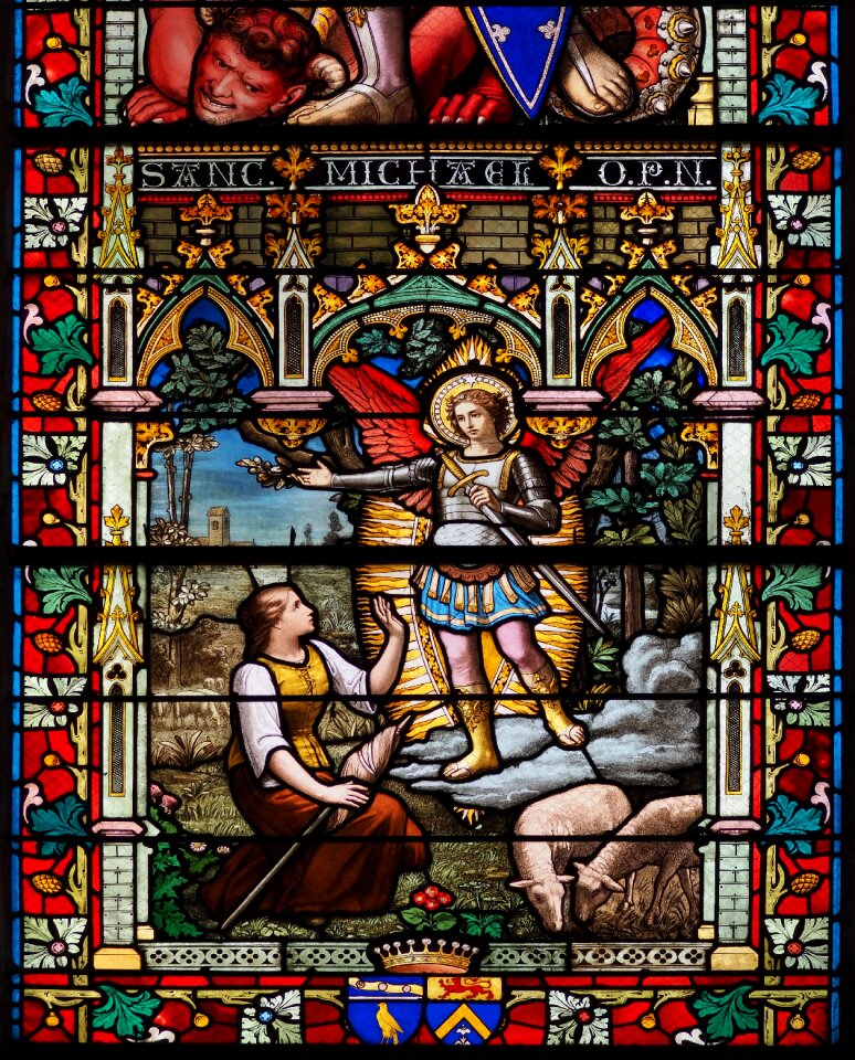 Stained glass heritage church