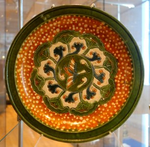 Footed tray, China, Tang dynasty, c. 675-750, glazed earthenware - Royal Ontario Museum - DSC04043