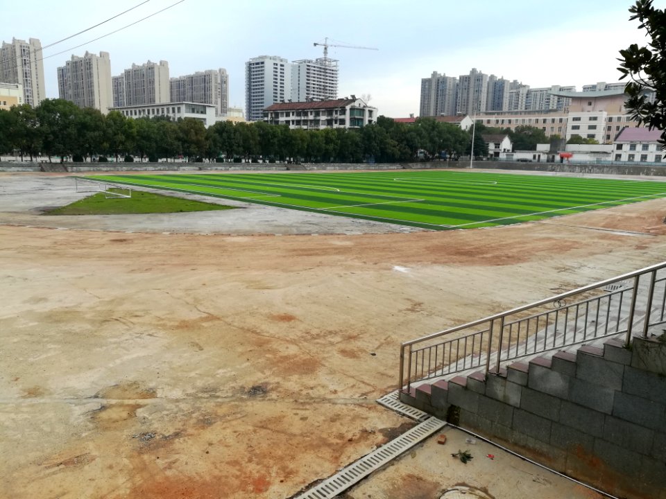 Football court, Loudi Vocational and Technical College, 15 March 2019