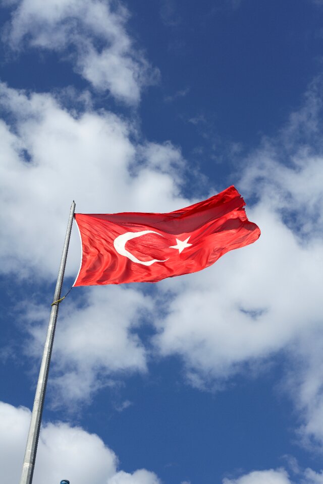 Stars month turkish flag