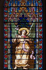 Stained glass heritage church