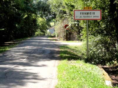 Foameix-Ornel (Meuse) city limit sign Foameix