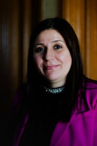 Florin Gorgis, Assyrian human rights and women's rights activist from Diana, Kurdistan Region, Iraq at a meeting in Erbil in her role as General Director of the KRG’s High Council of Women Affairs 18