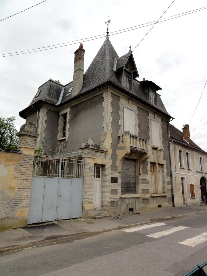 Festieux (Aisne) maison quartier général de De Gaulle