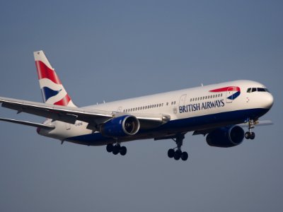 G-BZHB landing at Schiphol (AMS - EHAM), The Netherlands, pic1