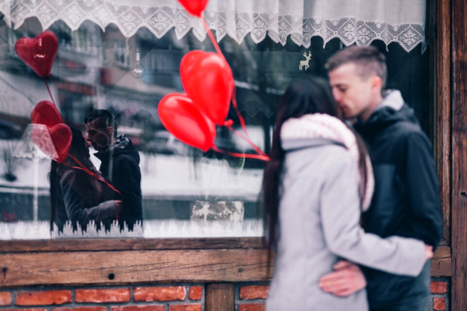 Couple love heart