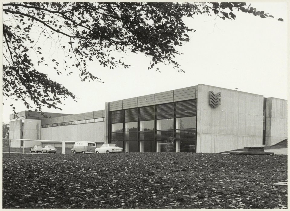 Gebouw van het Waterleidingbedrijf in Overveen., NL-HlmNHA 54012182