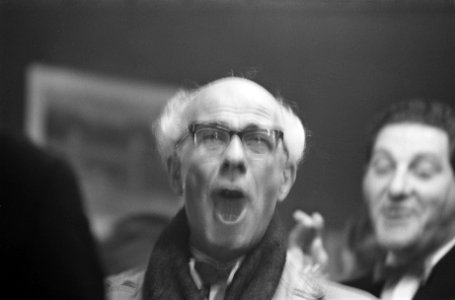 George Shearing Quintet in Holland, Hermando Peraza (bongospeler) en George Shea, Bestanddeelnr 914-3368
