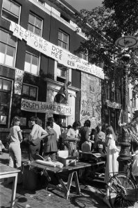 Gekraakte panden aan Amsterdamse Herengracht, overzicht ontruiming en Kraakteja, Bestanddeelnr 928-7437