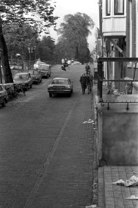 Gedeelte van Reguliersgracht heeft trottoirs gekregen Amsterdam, Bestanddeelnr 924-9797