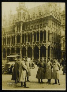 Generalfeldmarschall von Hindenburg und Exz. Ludendorff in Brüssel, Bestanddeelnr 158-0301
