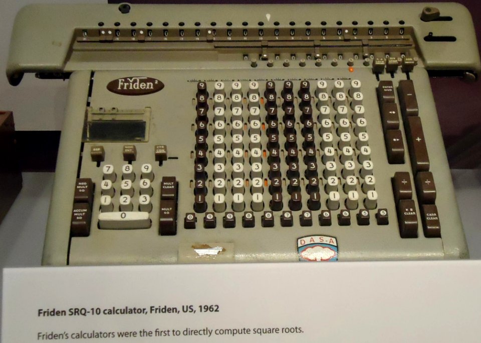 Friden SRQ-10 calculator at CHM