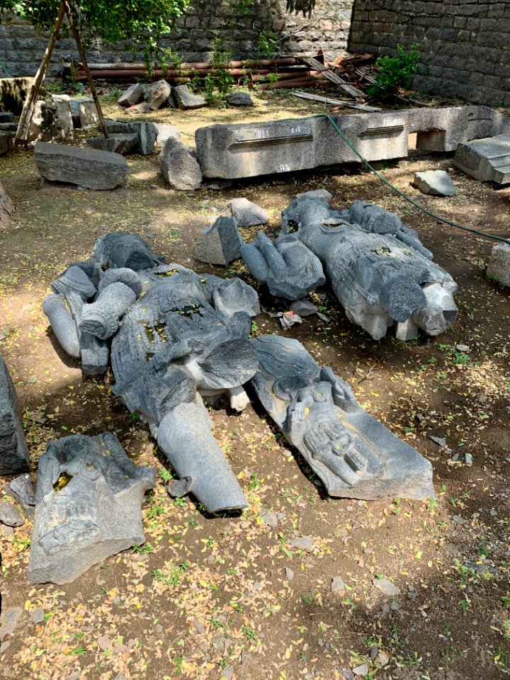 12th century Thousand Pillar temple, Hanumkonda, Telangana, India - 102