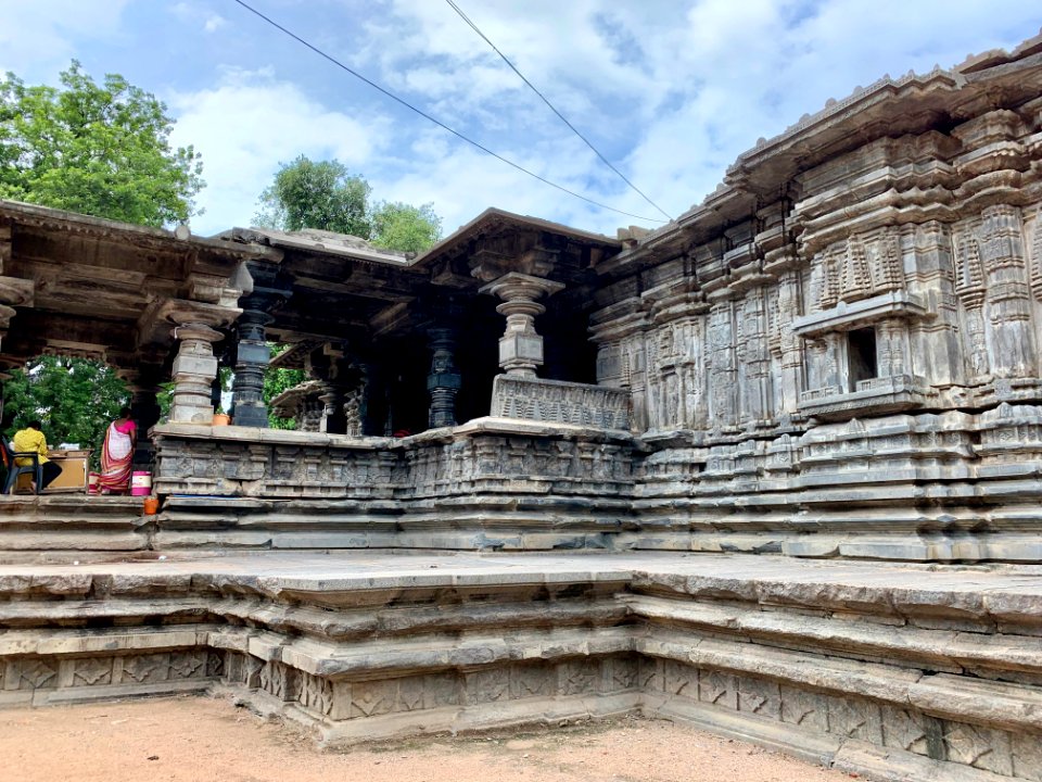 12th century Thousand Pillar temple, Hanumkonda, Telangana, India - 2