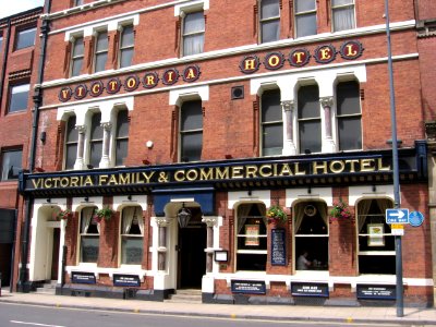Front of Victoria Hotel, Leeds