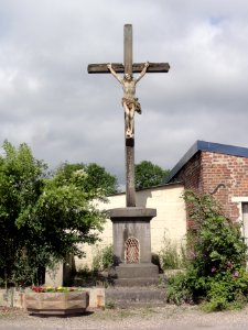 Froidestrées (Aisne) croix de chemin B