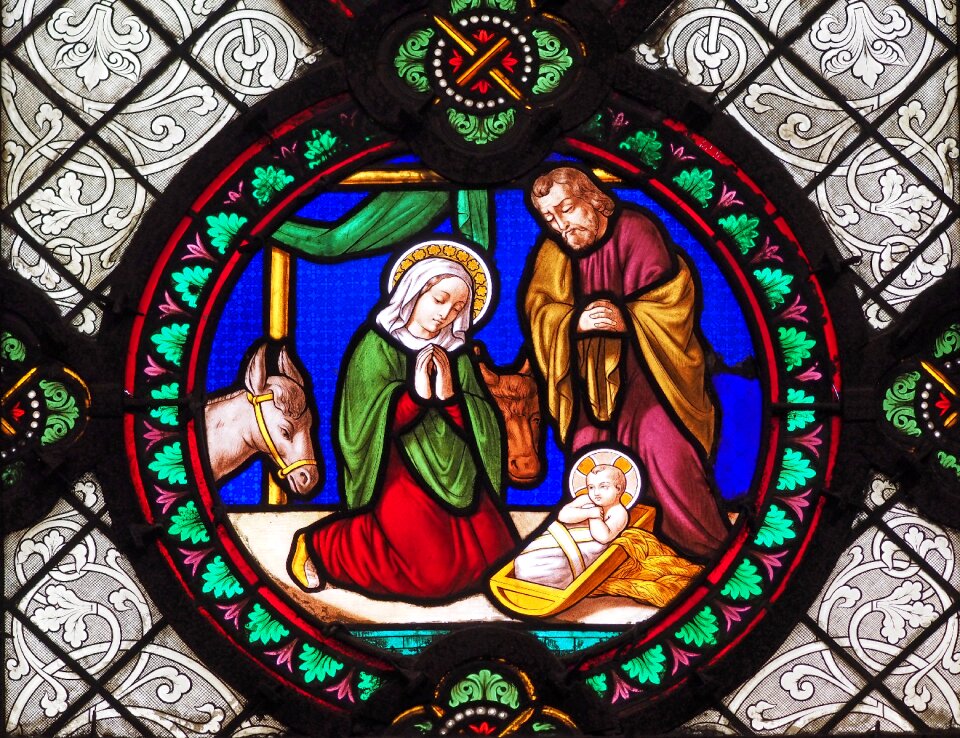 Stained glass heritage church