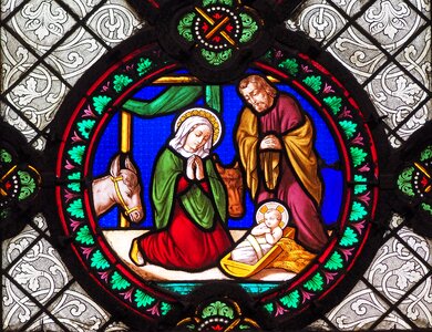 Stained glass heritage church