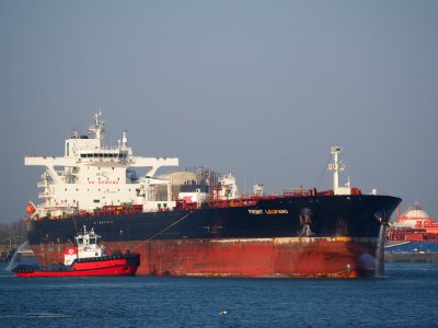 Front Leopard (ship, 2016) IMO 9703320, Calandkanaal pic15