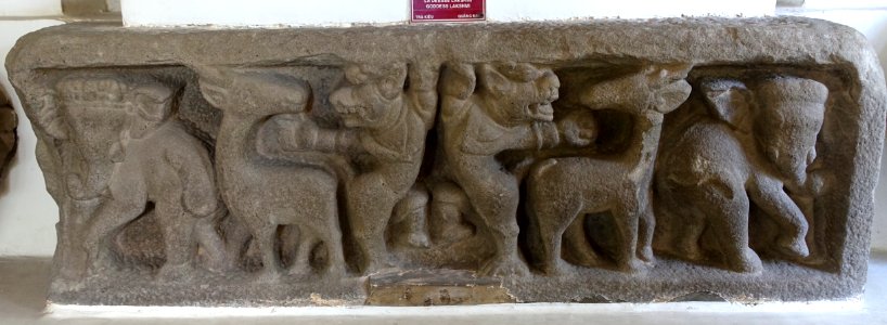Frieze, Tra Kieu, 7th-8th century, Quang Nam - Museum of Cham Sculpture - Danang, Vietnam - DSC01512