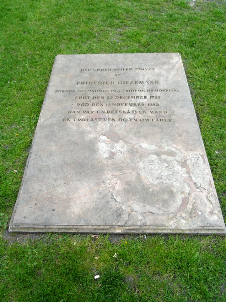Friderich Giesemann memorial - Garnisons Kirke - Copenhagen - DSC07796