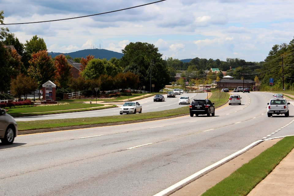 Georgia State Route 92 in Roswell