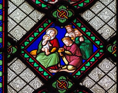 Stained glass heritage church