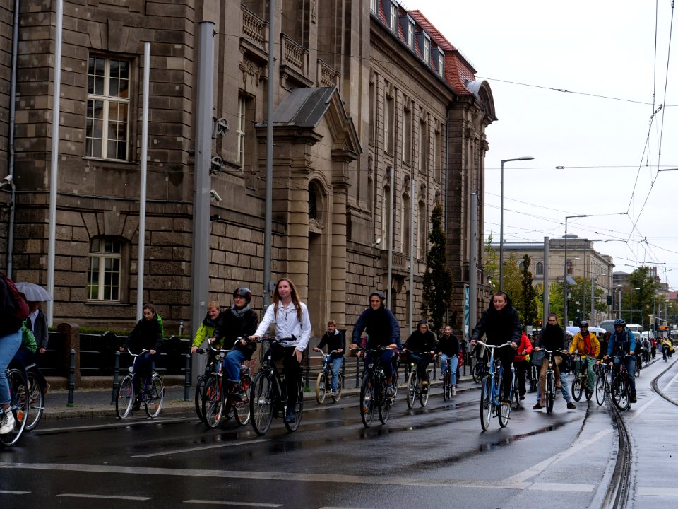 FridaysForFuture bike demonstration Berlin 27-09-2019 11