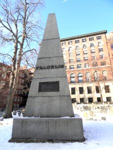 Franklin obelisk, Granary Burying Ground - Boston, MA - DSC04665 photo