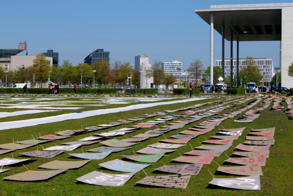 FridaysForFuture protest Berlin 2020-04-24 09