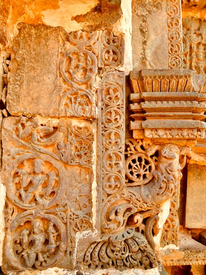11th century Someshwara temple, Lakshmeswar, Karnataka India - 60