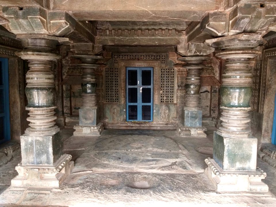 11th 12th century Manikeshwara temple, Lakkundi, Karnataka India - 08