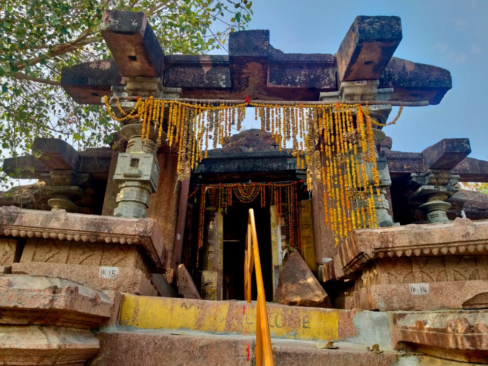 11th to 13th century Shiva Temple, Nagunur, Telangana India - 73