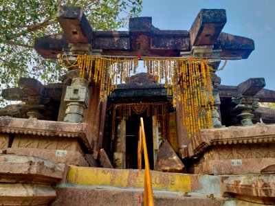 11th to 13th century Shiva Temple, Nagunur, Telangana India - 73