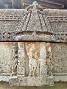11th 12th century Suryanarayana Temple, Kalgi, Karnataka India - 21