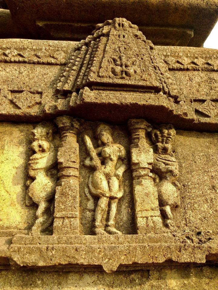 11th 12th century Suryanarayana Temple, Kalgi, Karnataka India - 30