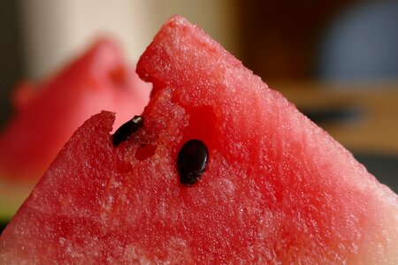 Cut watermelon red food