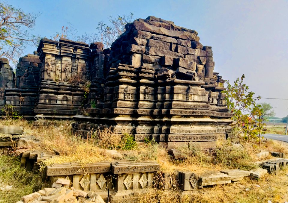 11th 12th century Suryanarayana Temple, Kalgi, Karnataka India - 10