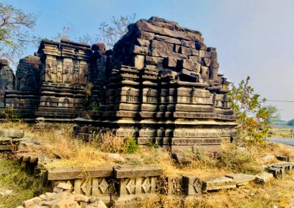11th 12th century Suryanarayana Temple, Kalgi, Karnataka India - 10