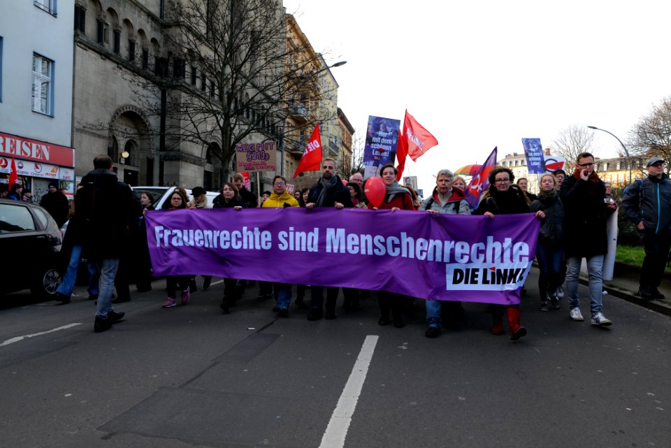 Frauenkampftag demonstration Berlin 2020 93
