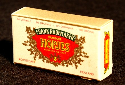 Frans Rademakers Haagsche Hopjes, Bonbons au Café doosje, foto2
