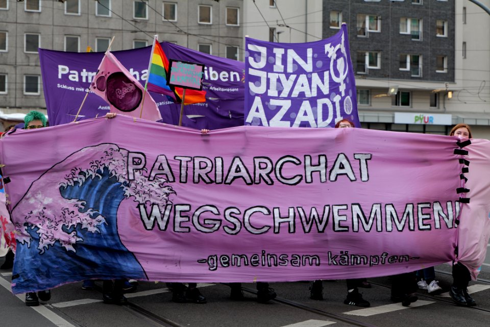 Frauenkampftag demonstration Berlin 2020 148