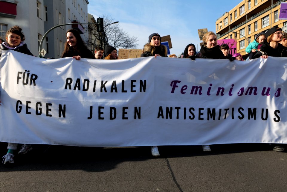 Frauenkampftag demonstration Berlin 2020 59