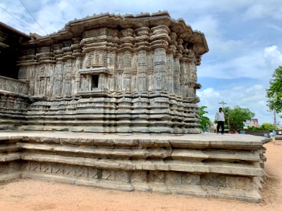 12th century Thousand Pillar temple, Hanumkonda, Telangana, India - 1