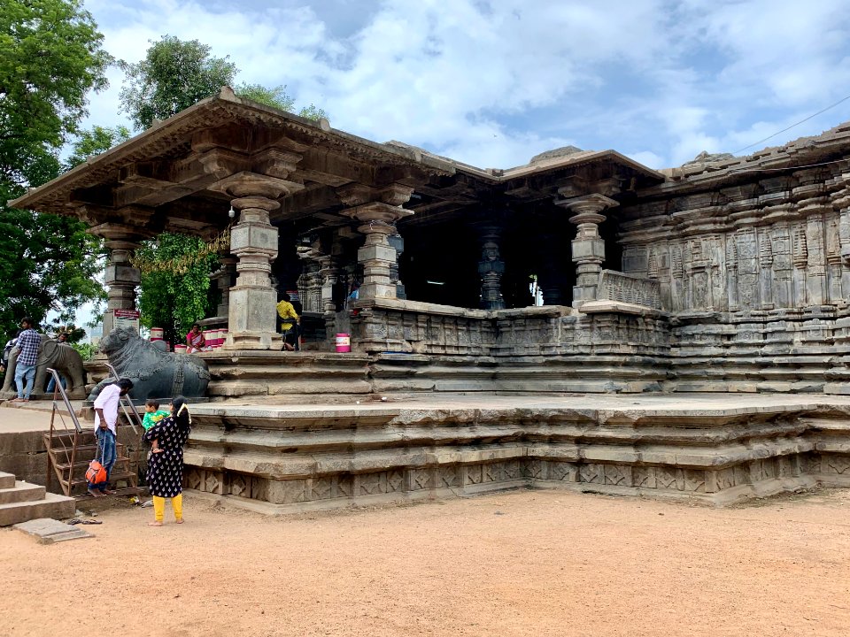 12th century Thousand Pillar temple, Hanumkonda, Telangana, India - 3