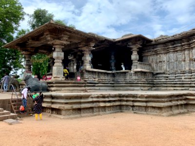 12th century Thousand Pillar temple, Hanumkonda, Telangana, India - 3
