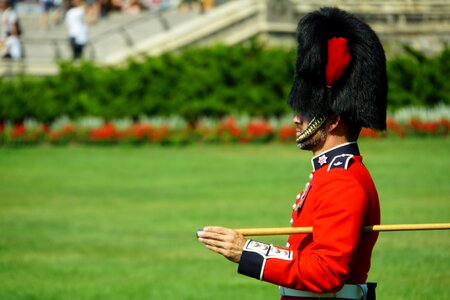 England bearskin cap changing of the guard