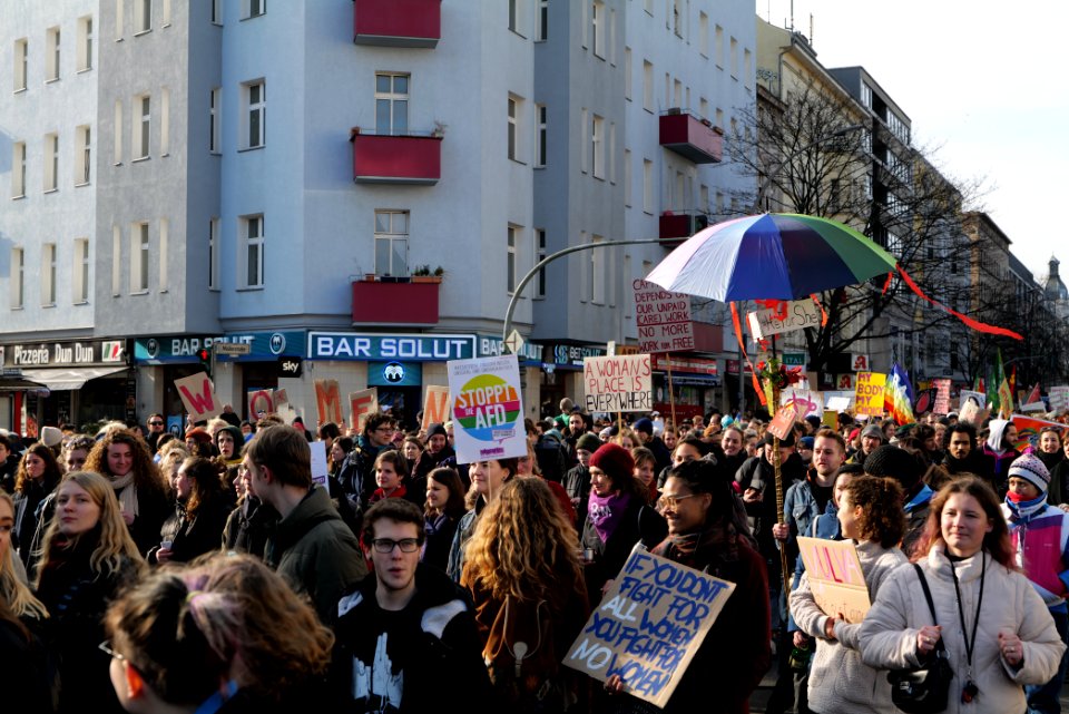 Frauenkampftag demonstration Berlin 2020 81